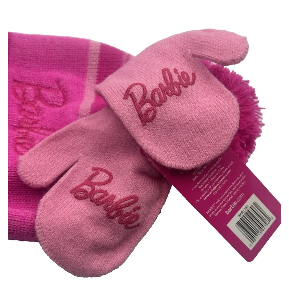 Girls Winter Accessories Set- Barbie